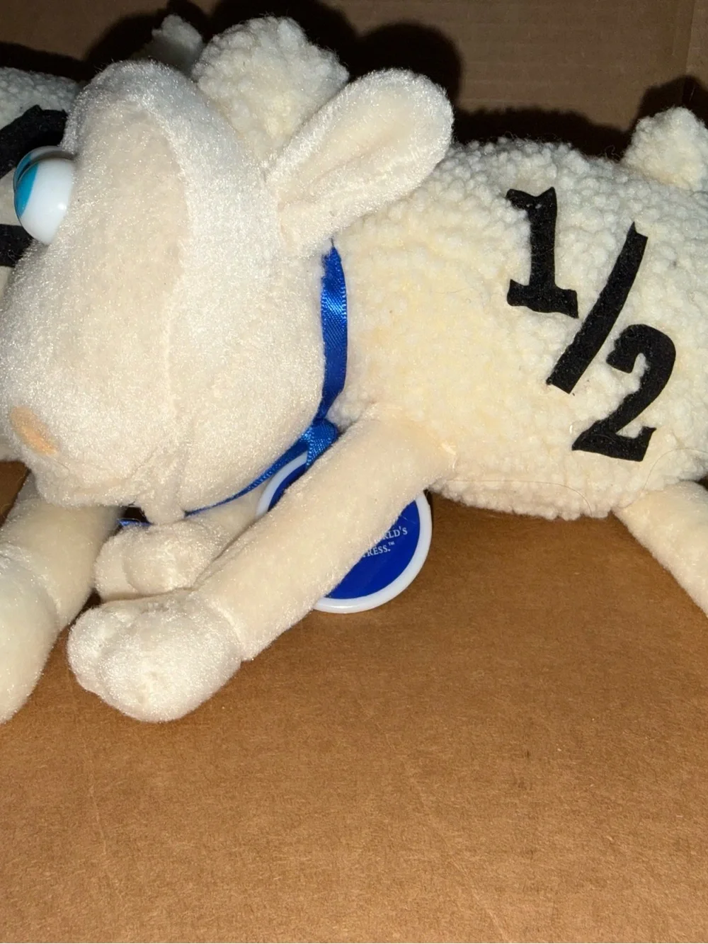 Lot 2 Serta Counting Sheep Ad Campaign Collectible #44 & #1/2 Curito Toys A24